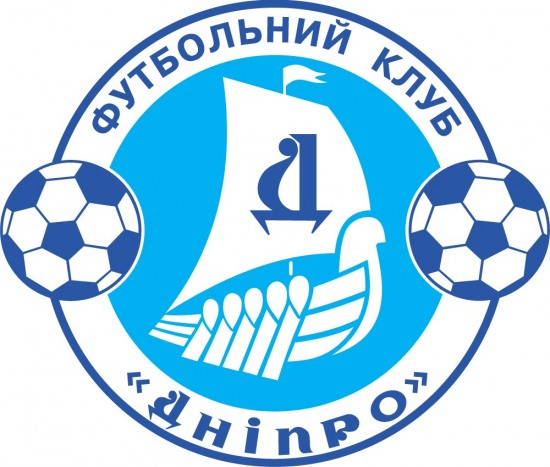 Флажок ФК Днепр на лобовое стекло автомобиля